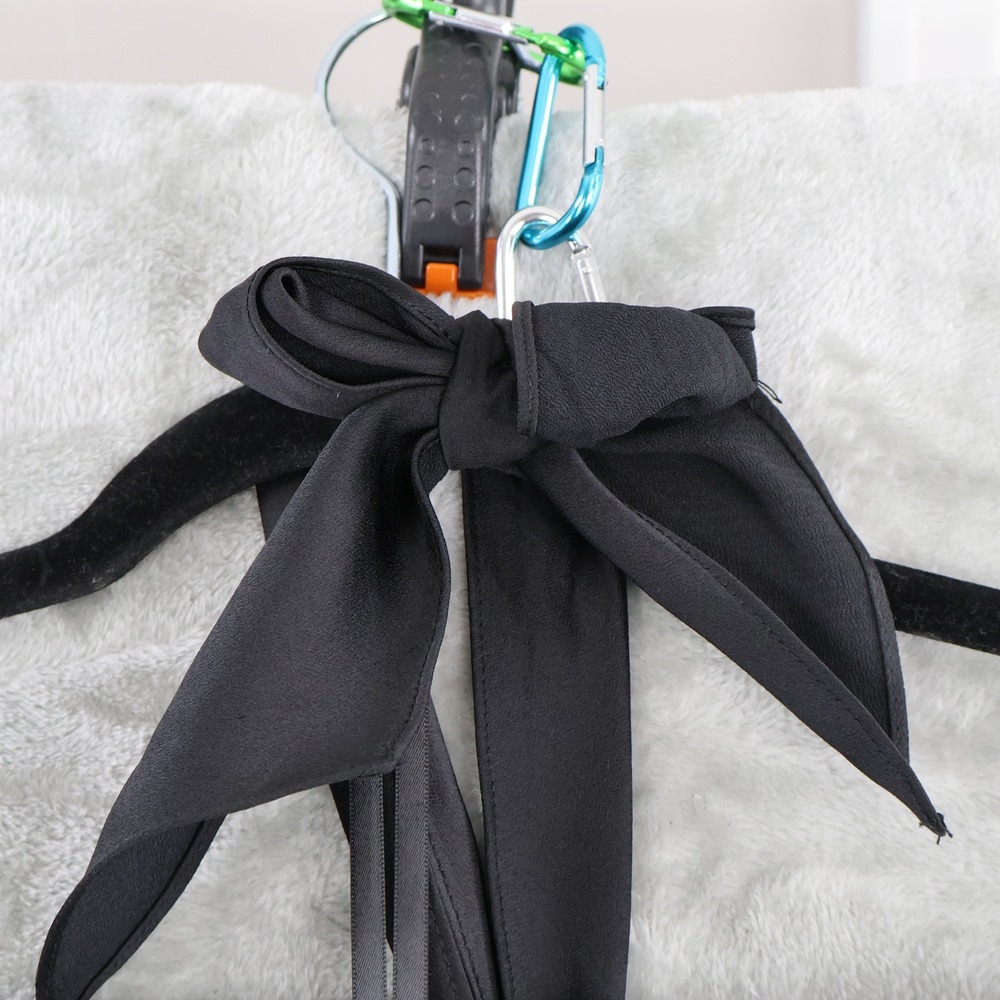AQUA Halter Neck Wide Leg Satin Jumpsuit Womens 12 Black Hostess Event $268 NWT - Picture 13 of 16